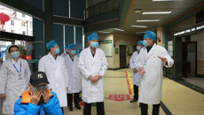 尤剑鹏书记到一附院检查新型冠状病毒感染的肺炎防控工作落实情况并慰问一线医务人员