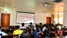 我校组织参加第六届中国国际“互联网+”大学生创新创业大赛广西赛区选拔赛“青年红色筑梦之旅”活动在线启动仪式暨“壮美八桂·青春筑梦”活动视频会议